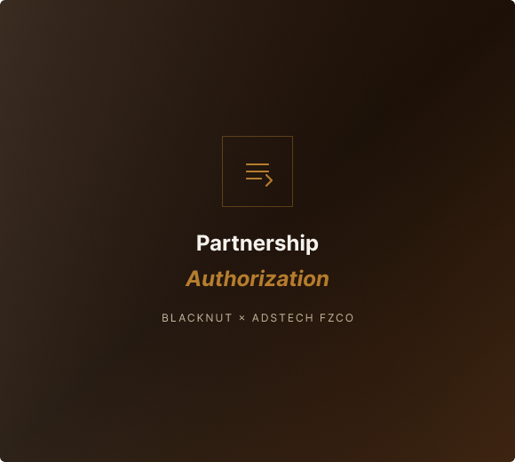 Partnership authorization between Blacknut and AdsTech FZCO